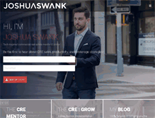 Tablet Screenshot of joshuaswank.com